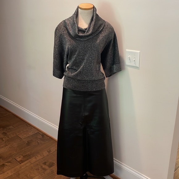 Michael Michael Kors cowl neck sparkle lightweight sweater - Picture 5 of 5